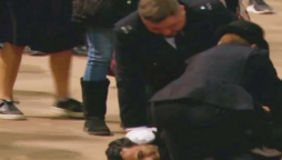 Man rushes through Queen Elizabeth coffin breaking line: arrested