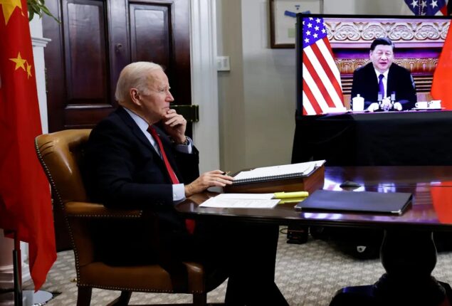 Biden warns China’s leader over aiding Russia