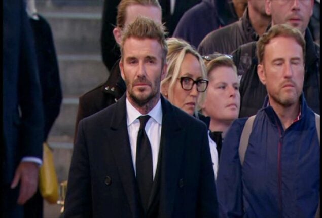 David Beckham ‘turned down chance’ to skip line to visit Queen’s coffin