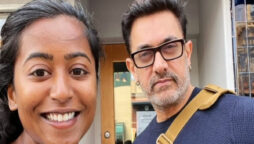 Aamir Khan gets clicked with fan in San Francisco