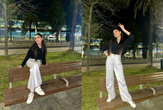 Aiza Awan slays like a boss in a black co-ord set