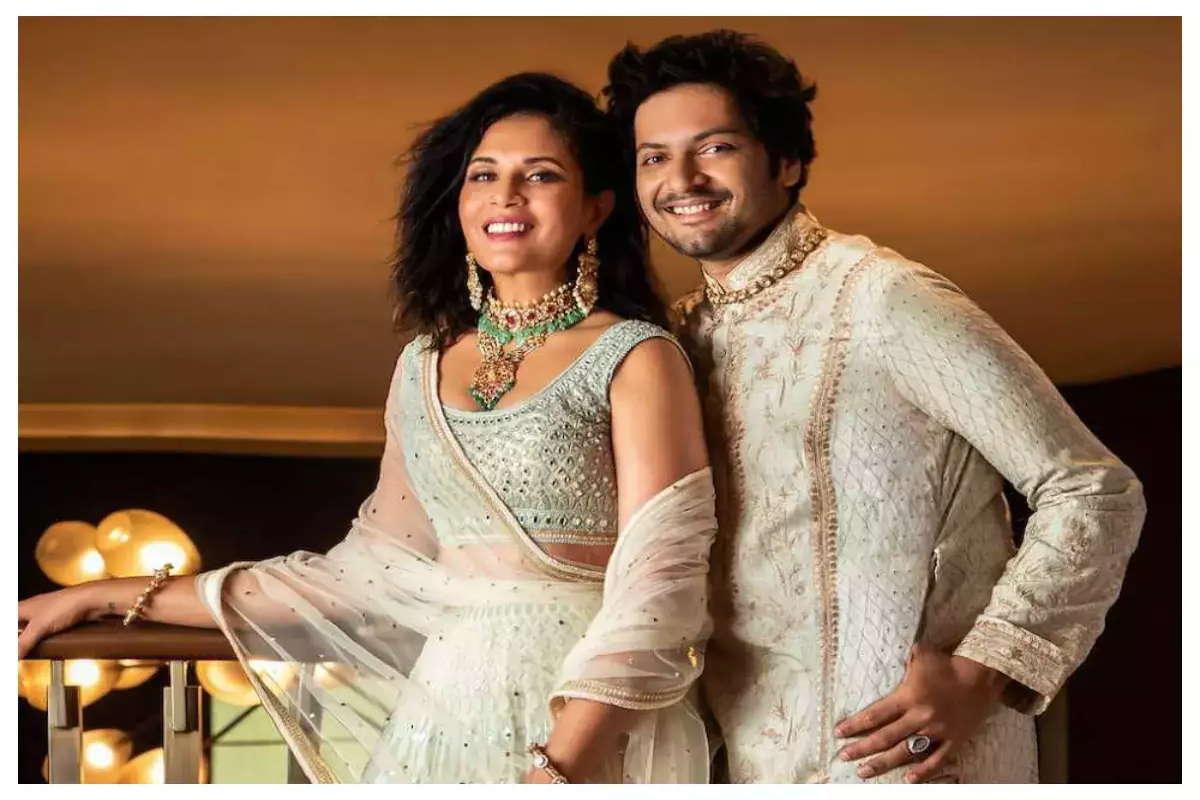 Ali Fazal and Richa Chadha