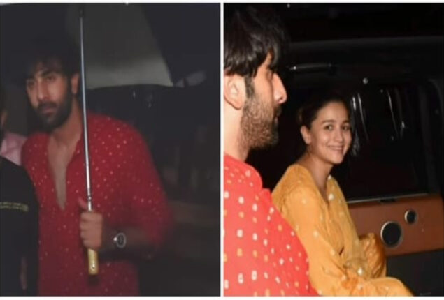 Alia Bhatt and Ranbir Kapoor spotted working late on Wednesday