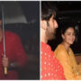 Alia Bhatt and Ranbir Kapoor spotted working late on Wednesday