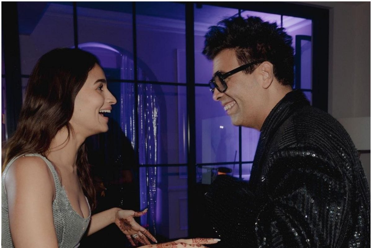 Karan johar and Alia bhatt