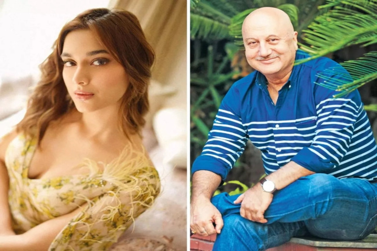 Anupam Kher and Saiee Manjrekar