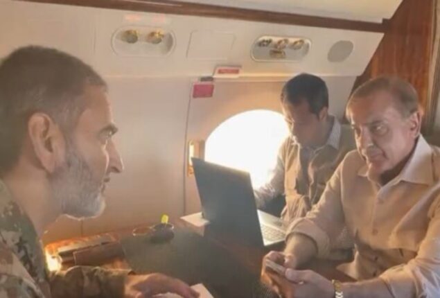 PM Shehbaz Sharif visits Balochistan to scrutinize relief activities