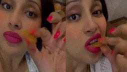 Bipasha Basu satisfies sweet pregnancy cravings with jalebi