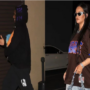 Rihanna and A$AP Rock spotted outside a recording studio