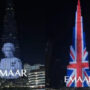 Burj Khalifa Lights Up Specially in Honor of Queen Elizabeth II