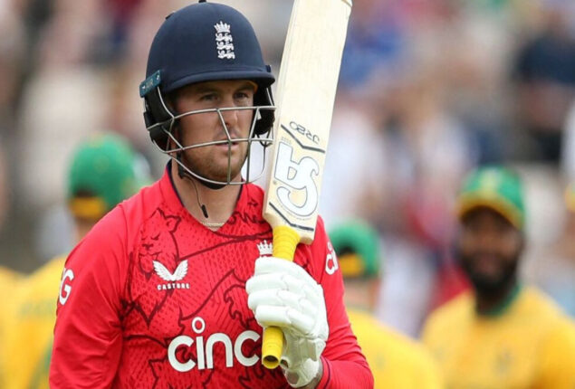Jason Roy left out of squad for Pakistan tour, T20 world cup