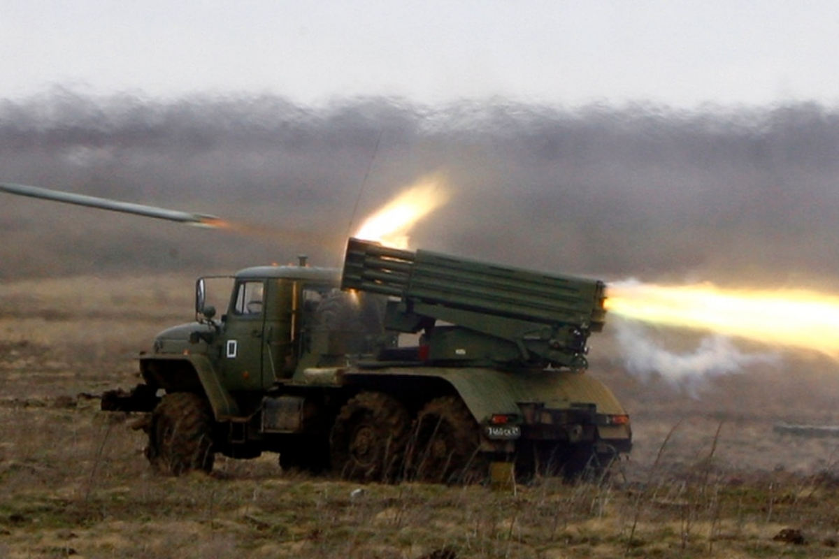 Soviet-era rocket launcher