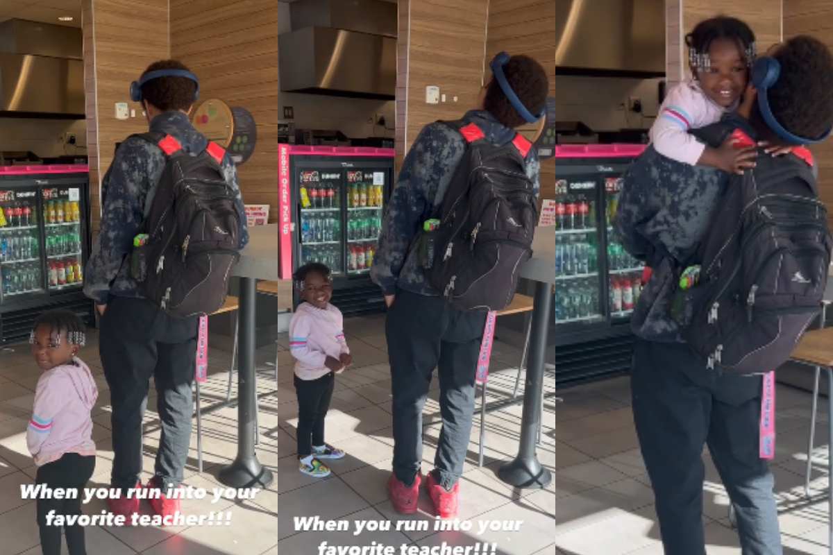 Little girl favorite teacher