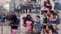 Watch: Kid expresses his gratitude to singer by giving her hug