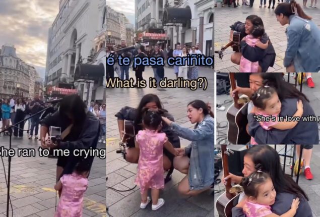 Watch: Kid expresses his gratitude to singer by giving her hug