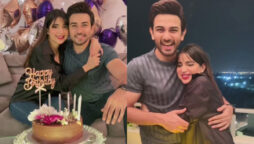 Watch: Saboor Aly celebrates husband Ali Ansari’s birthday