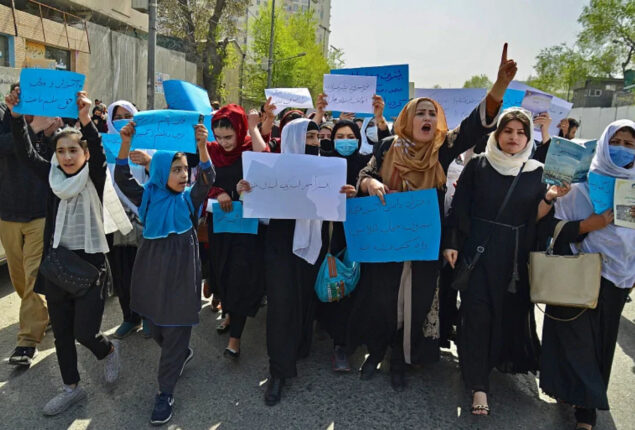 The UN condemns the exclusion of Afghan girls from school