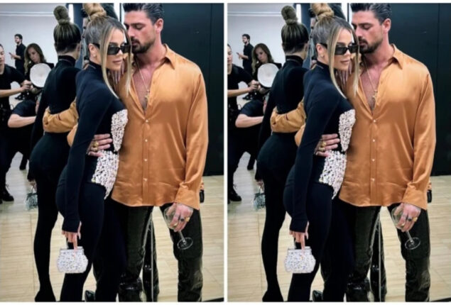 Khloe Kardashian and Michele spotted at Milan Fashion Week