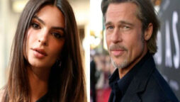 Emily Ratajkowski is spending time with Brad Pitt as friends