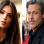 Emily Ratajkowski is spending time with Brad Pitt as friends
