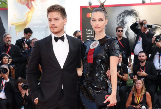 Barbara Palvin and Dylan Sprouse enjoy fashion moment at Venice Film Festival