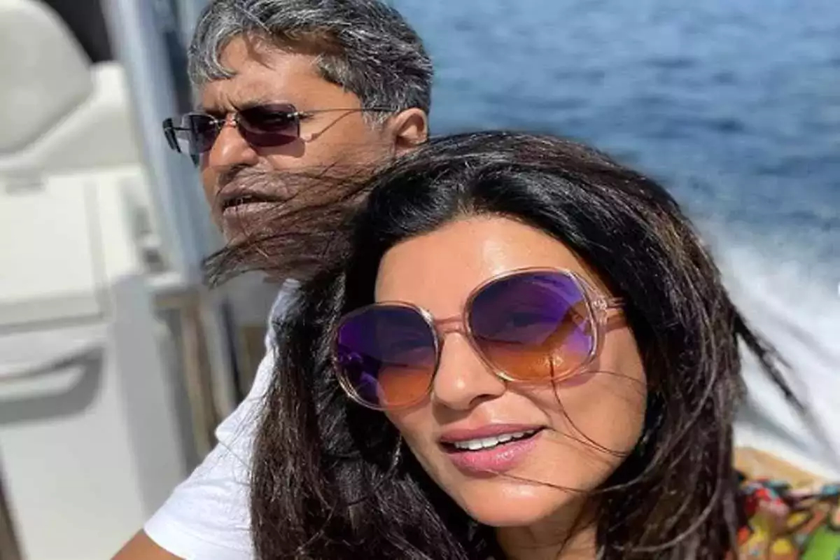 Lalit Modi and Sushmita Sen