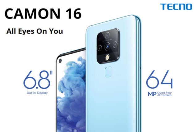 Tecno Camon 16 price in Pakistan & features