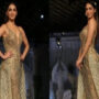 Kiara Advani makes a stunning entrance in a golden dress
