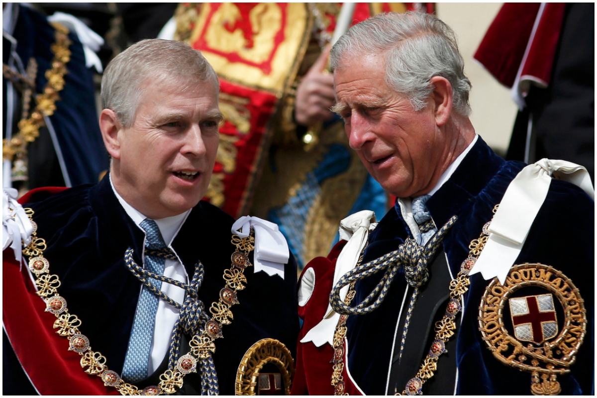 King Charles and Prince Andrew