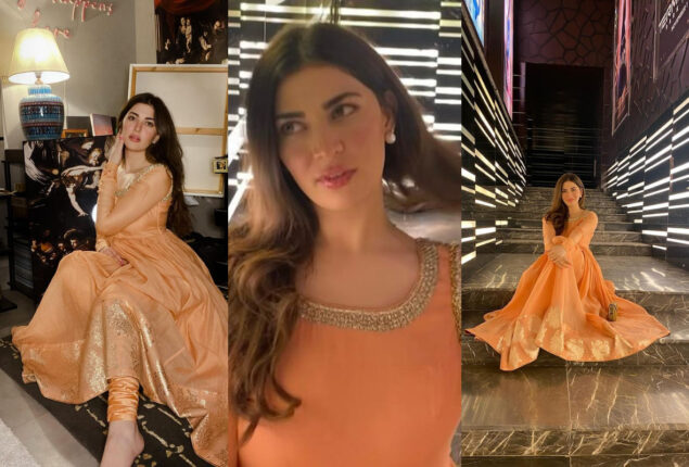 Naimal Khawar looks elegant as she leaves for night out with Friends
