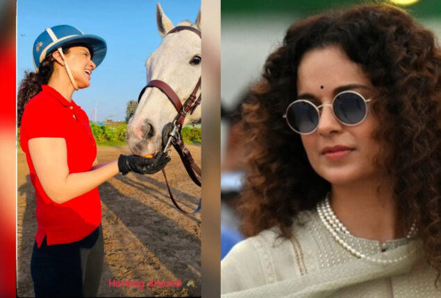 Kangana Ranaut kicks off her Sunday with horse riding