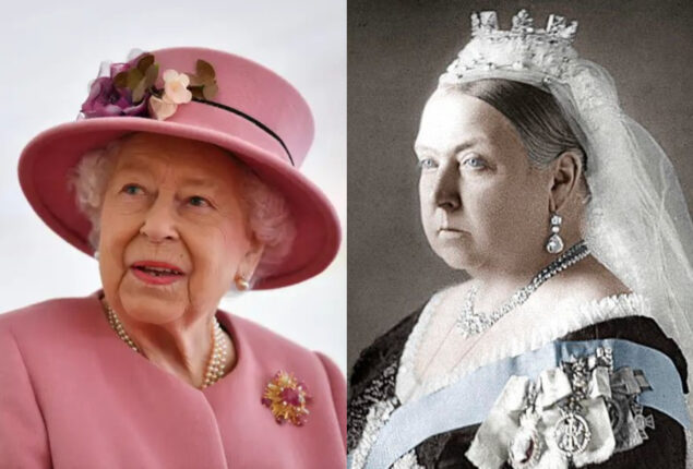 Queen Victoria and Queen Elizabeth