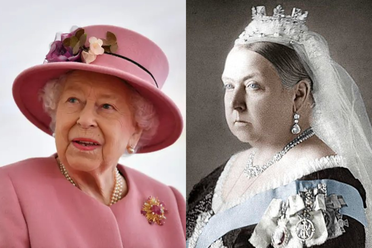 Queen Victoria and Queen Elizabeth