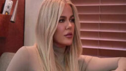 Khloe Kardashian introduces her newborn boy for the first time