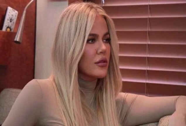 Khloe Kardashian introduces her newborn boy for the first time