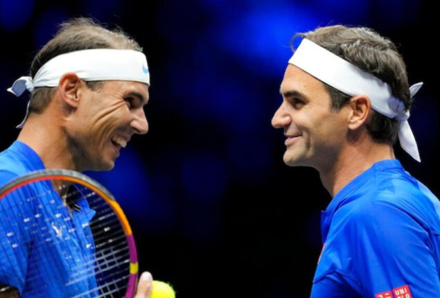 Roger Federer and Rafael Nadal lost in doubles at Laver Cup