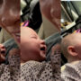 Watch viral: While sleeping, baby bursts out laughing