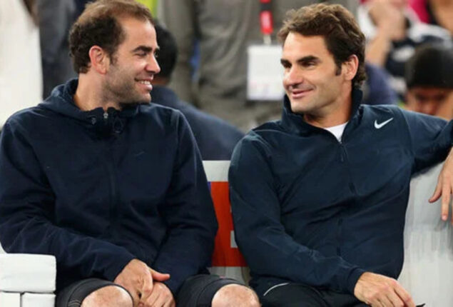 Pete Sampras pays tribute to departing Roger Federer