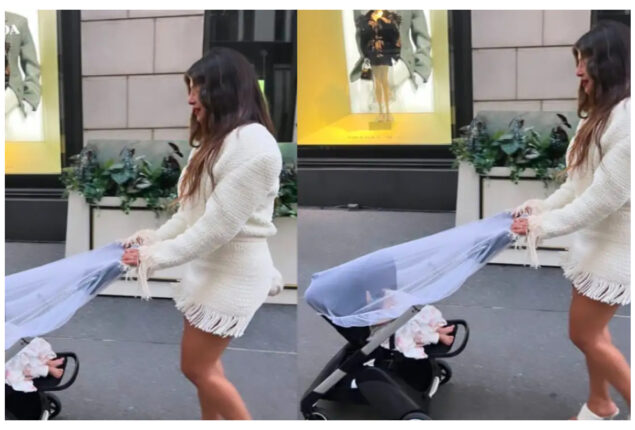 Priyanka Chopra drops PIC with daughter as she takes her on a walk in her stroller