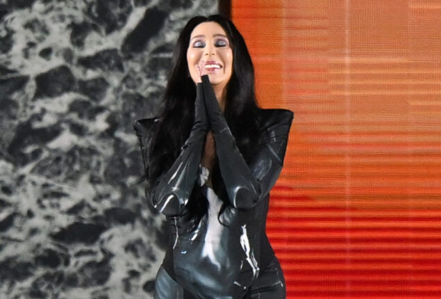 Cher enjoys her unexpected runway appearance at Paris fashion week