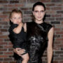 Julia Fox and her son dress up in black for New York Fashion Week