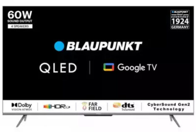 Blaupunkt QLED smart TV launched; priced under $500