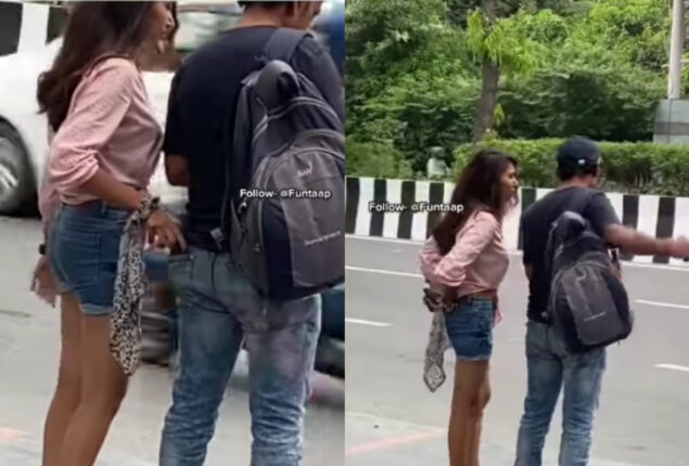 Man lost his wallet distracted by a woman asking for help
