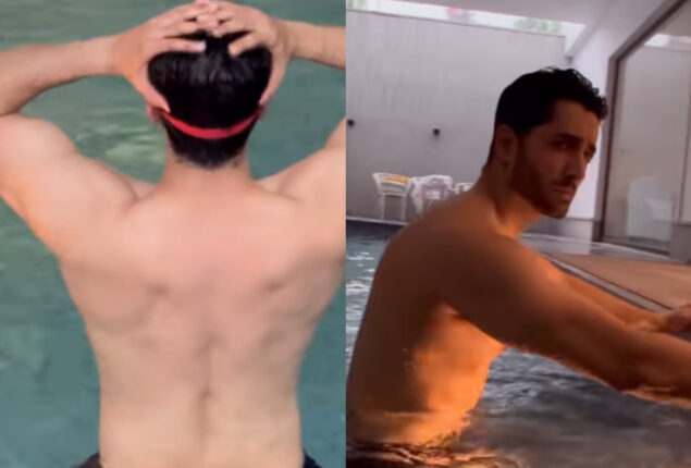 Danish Taimoor takes internet by storm with her recent pool video