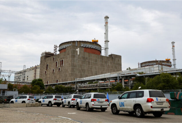 The Russian-controlled nuclear reactor still has UN inspectors on site