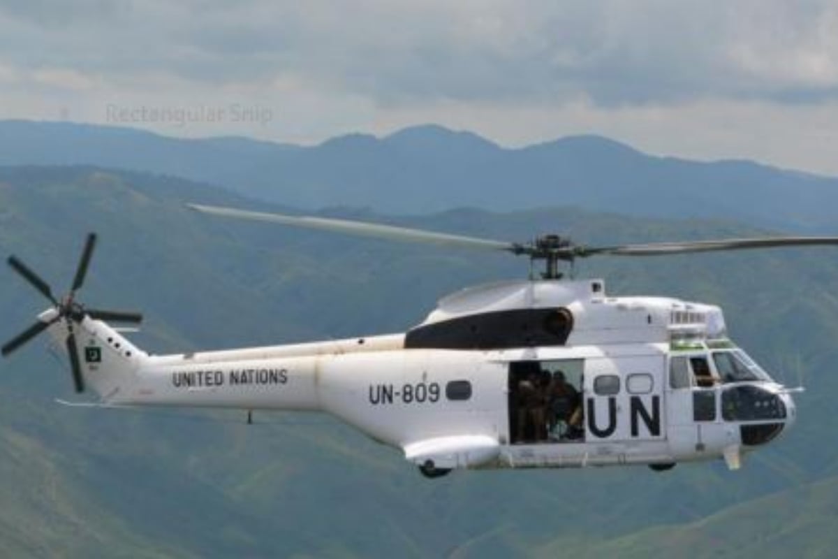 United Nations helicopter crashes