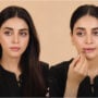 Anmol Baloch provides product information along with her no-makeup look