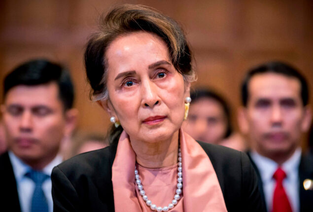 Suu Kyi sentenced to hard labour in prison for election fraud