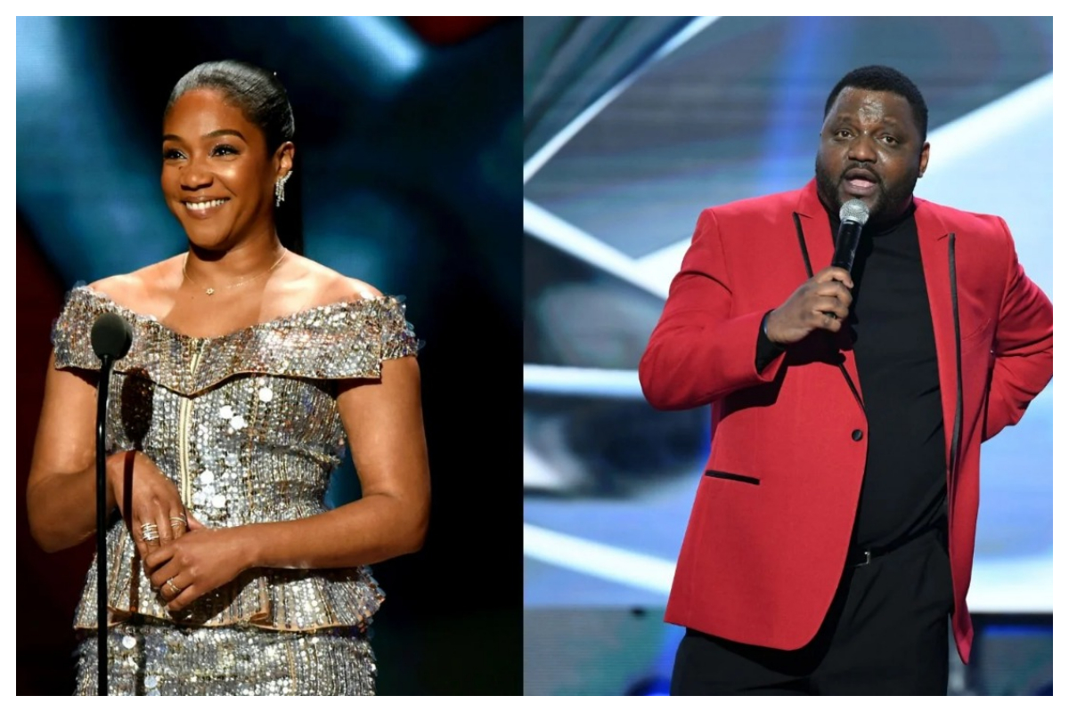 Tiffany Haddish and Aries Spears