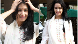 Shraddha Kapoor gives desi vibes in white kurta set